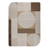 RugsX ORGANIC 2769 sisal preproga Geometric ecru / naravna – moderna nepravilna oblika 133x190 cm, (5000175703) | Shoptok.si