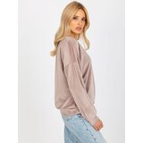 RUE PARIS Blouse-RP-BZ-8188.52P-dark beige | Shoptok.si