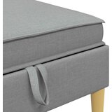  Modularni set sofe sa skladištem 5 pcs Svjetlosiva Tkanina | shoptok.hr