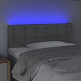  LED uzglavlje svjetlosivo 80 x 5 x 78/88 cm od tkanine | shoptok.hr