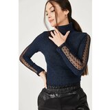 armonika Sweater - Navy blue - Fitted Cene