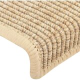  Samolepilne preproge za stopnice sisal 15 kosov 65x21x4 cm bež, (20753537) | Shoptok.si