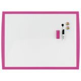  tabla magnetna 58,5x43cm roze okvir joy nobo 2104177 bela Cene
