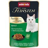 Animonda Vom Feinsten Adult 18 x 85 g - Zajec & piščančji file Cene