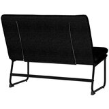  Klupa crna 100 x 75 x 76 cm od tkanine - Crna | shoptok.hr