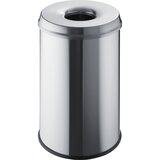 Helit Varnostna posoda za odpadke, prostornina 30 l, VxØ 470 x 335 mm, nerjavno jeklo, DE 2 kosa Cene