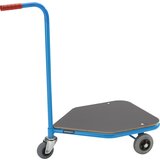 eurokraft pro voziček z ročajem, nosilnost 100 kg, nakladalna površina iz mdf plošče, 600 x 500 mm | Shoptok.si