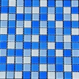  stakleni mozaik bazenski plavo beli 300x300x4mm Cene