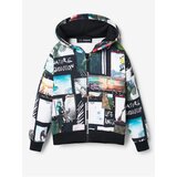 Desigual Boys' White and Black Patterned Sweatshirt Himalaya - Boys | shoptok.hr