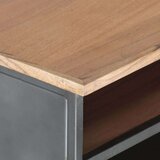  Stolić za kavu sivi 90 x 50 x 35 cm od masivnog bagremovog drva | shoptok.hr