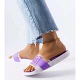  Purple rubber flip-flops Paris | Shoptok.si