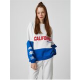Koton College Sweatshirt Crew Neck Printed Long Sleeve | Shoptok.si