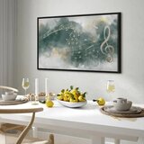  Slika - Melody of the Psalm (1 Part) Wide 120x80 U crnom drvenom okviru | shoptok.hr