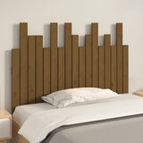  Zidno uzglavlje boja meda 108x3x80 cm masivna borovina | shoptok.hr