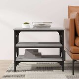  Bočni stolić siva boja hrasta 55x38x45 cm od konstruiranog drva | shoptok.hr