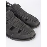 Shelvt Grey openwork loafers for men | Eponuda.ba
