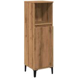 vidaXL Kopalniška omarica artisan hrast 30x30x100 cm inženirski les | Shoptok.si