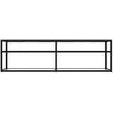 vidaXL TV omarica prozorna 140x40x40,5 cm kaljeno steklo | Shoptok.si