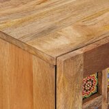 Kreveta s pohranom Prirodna 60 x 33 5 x 75 cm Čvrsto drvo manga - Prirodna | shoptok.hr