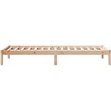  Dugi okvir kreveta bez madraca bijeli 100x210 cm od borovine | shoptok.hr