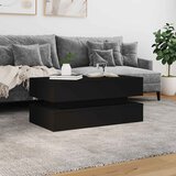  Stolić za kavu s LED svjetlima crni 90 x 50 x 40 cm | shoptok.hr