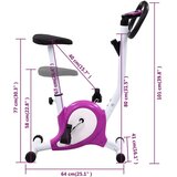 vidaXL Sobno kolo z jermenom vijolično, (20753688) | Shoptok.si