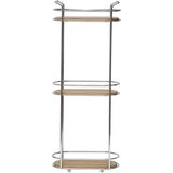 Tendance žičana Trostruka polica 135X245X625CM METAL/BAMBUS BAMBUS Cene