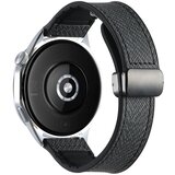 INF Eleganten 20 mm črn denim silikonski magnetni pašček za uro, (22102831) | Shoptok.si