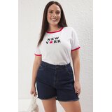 Trendyol Ženska majica Tbbss25Bf00027, Bela | Eponuda.com