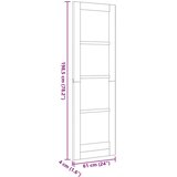  Notranja vrata Naravna 61 x 198,5 cm Vezani les, (5000233966) | Shoptok.si