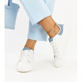 Gemre White and blue platform sneakers Ariam | Shoptok.si