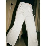 Sinsay Wide-leg hlače s ukrasnim cirkonima | shoptok.hr
