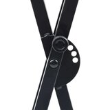  Set stalka za klavijature s dvostrukim nosačem i stolcem crni | shoptok.hr