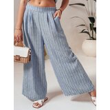 DStreet Spodnie damskie wide leg w paski MODERESS niebieskie | Shoptok.si