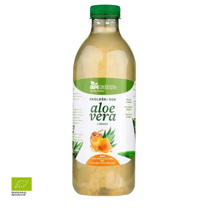 EKOLOŠKI ALOE VERA SOK Z MEDOM 1L