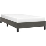  Okvir za krevet bez madraca tamnosivi 80x200 cm baršunasti | shoptok.hr