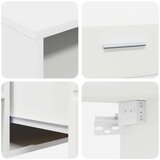  Set TV komoda s ladicama s policom Bijelo Konstruirano drvo | shoptok.hr