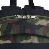vidaXL Šolski nahrbtnik 40 L črne in kamuflažne barve | Shoptok.si