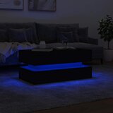  Stolić za kavu s LED svjetlima crni 90 x 50 x 40 cm | shoptok.hr