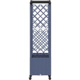  Povišeni krevet s mrežom i krovom Siva 164 x 40 x 144 cm PP | Eponuda.com