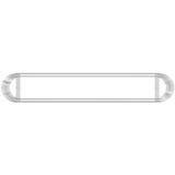  Gabionska povišena gredica od pocinčanog željeza 600x100x100 cm | shoptok.hr