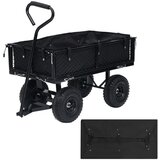 vidaXL Podloga za vrtni voziček črna 86x46x22 cm blago Cene
