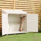  Vrtno spremište bijelo 102 x 52 x 112 cm od masivne jelovine | shoptok.hr