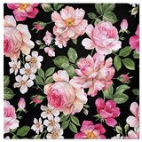 Salvete za dekupaž -roses glory black - 1 kom ( za)