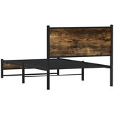  Metalni okvir kreveta bez madraca boja hrasta 107x203 cm | shoptok.hr