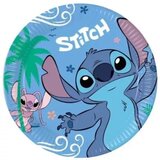  Lilo&Stitch: Papirnati krožniki s Stitchom in Angelom - 23 cm, 8 kosov | Shoptok.si