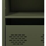  Visoka komoda maslinastozeleni 68x39x103,5 cm od čelika | shoptok.hr