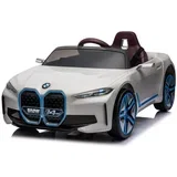 i4 Auto na Akumulator Bela ⚪ – Sa daljinskim, LED svetlima i muzikom