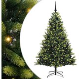  Umjetno božićno drvce s nogom Zelena 180 cm PVC i metal | shoptok.hr