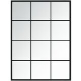 Maison Chic Stensko Ogledalo - Zrcalo - Kozmetično ogledalo črno 80x60 cm kovinsko, (21698131) | Shoptok.si